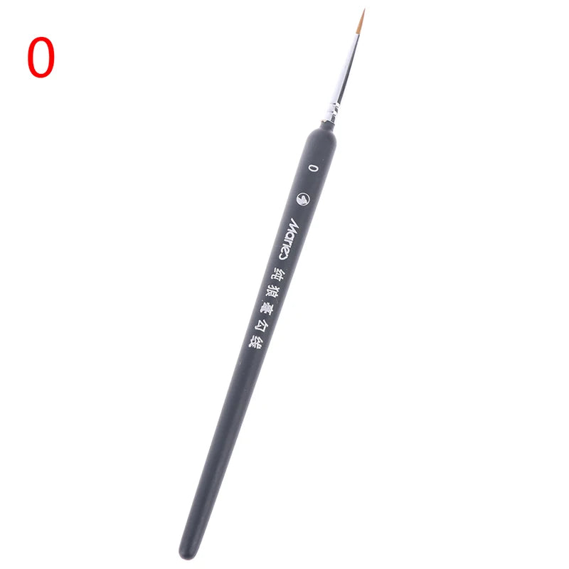 3-Piece Miniature Paint Brush Set – Sizes 0, 00, 000 Fine Detail Miniature Paint Brushes Axl