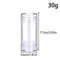 Empty Twist-Up Deodorant Tubes 15/30/75g | Refillable Stick Refillable Cosmetic Tube Axl 30g Transparent