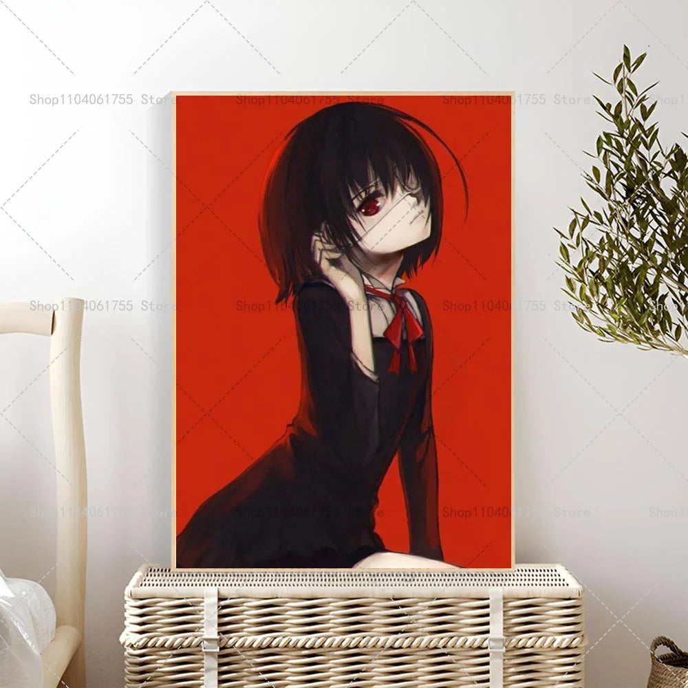 Japanese Horror Anime Another Wall Poster – Waterproof Sticker Wall Art Poster Axl z1 10x15cm No Frame