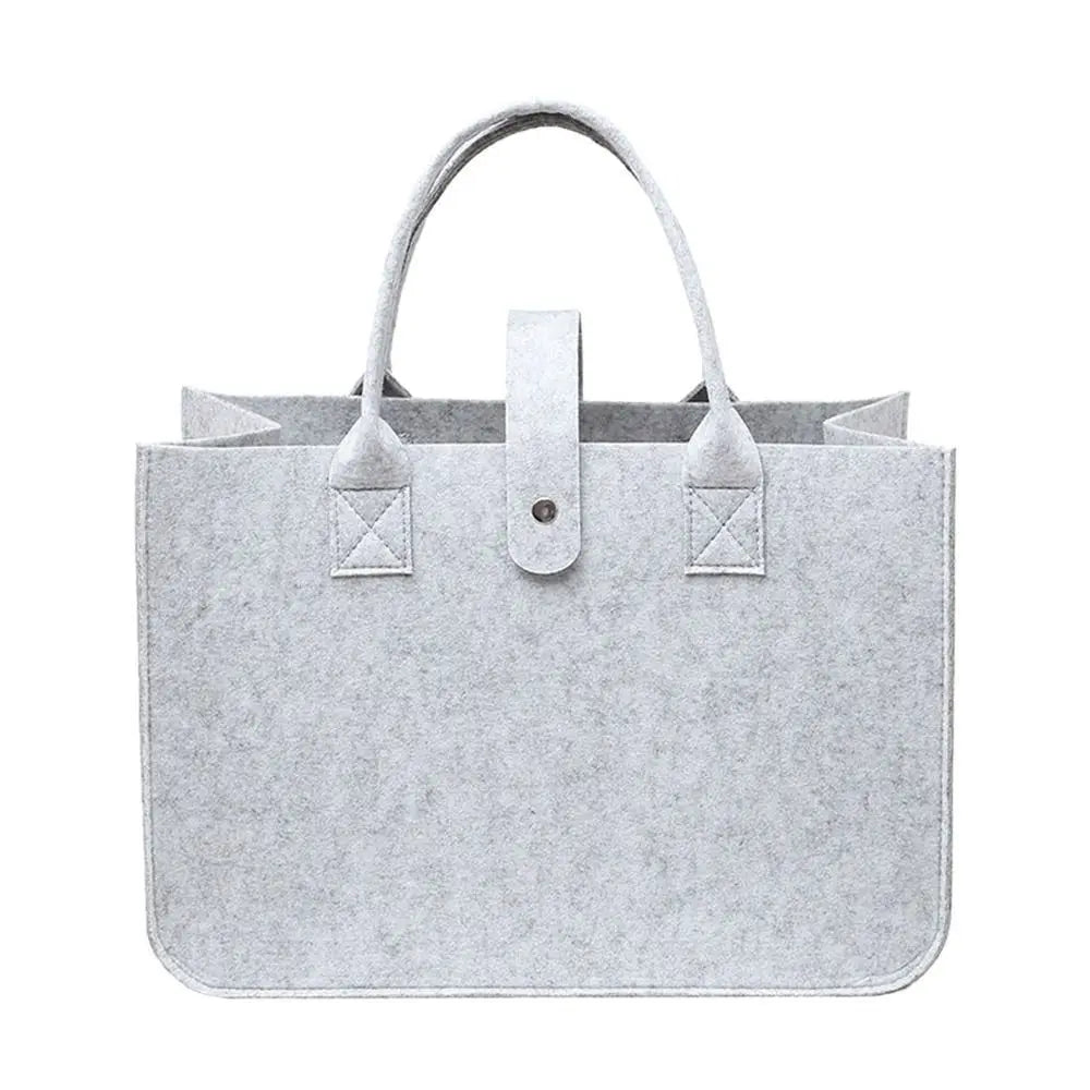 Women's Felt Crossbody Shoulder Bag – Large Capacity Handbag Felt Crossbody Bag Axl light gray