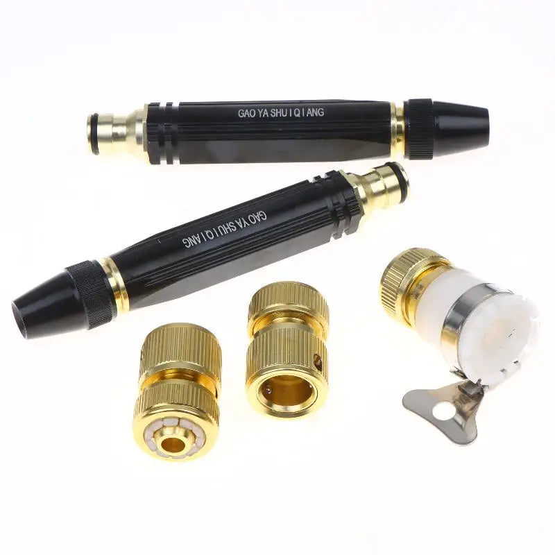 High Pressure Garden Hose Jet Spray Nozzle | Metal, Leak-Proof Garden Hose Nozzle Axl