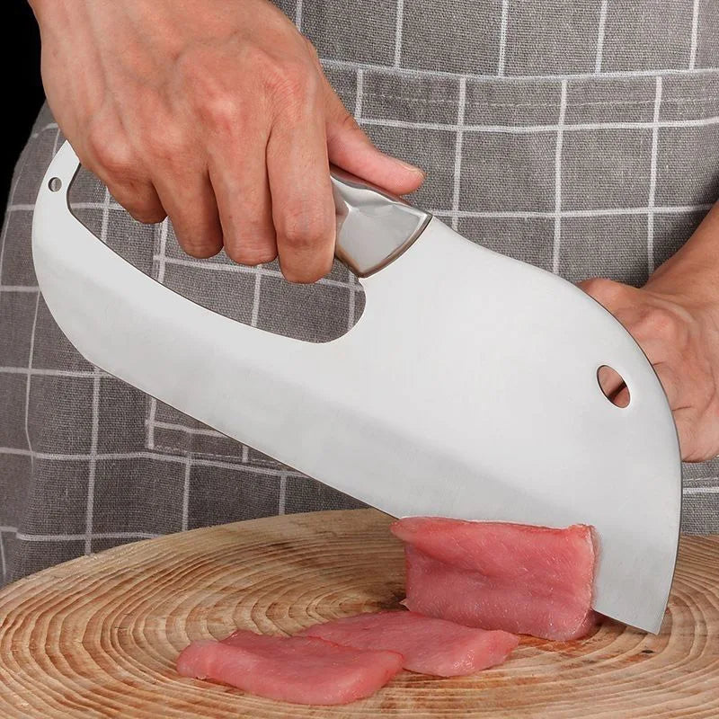 InLeung Stainless Steel Meat Cleaver & Chef Kitchen Knife Kitchen Cleaver Knife Axl