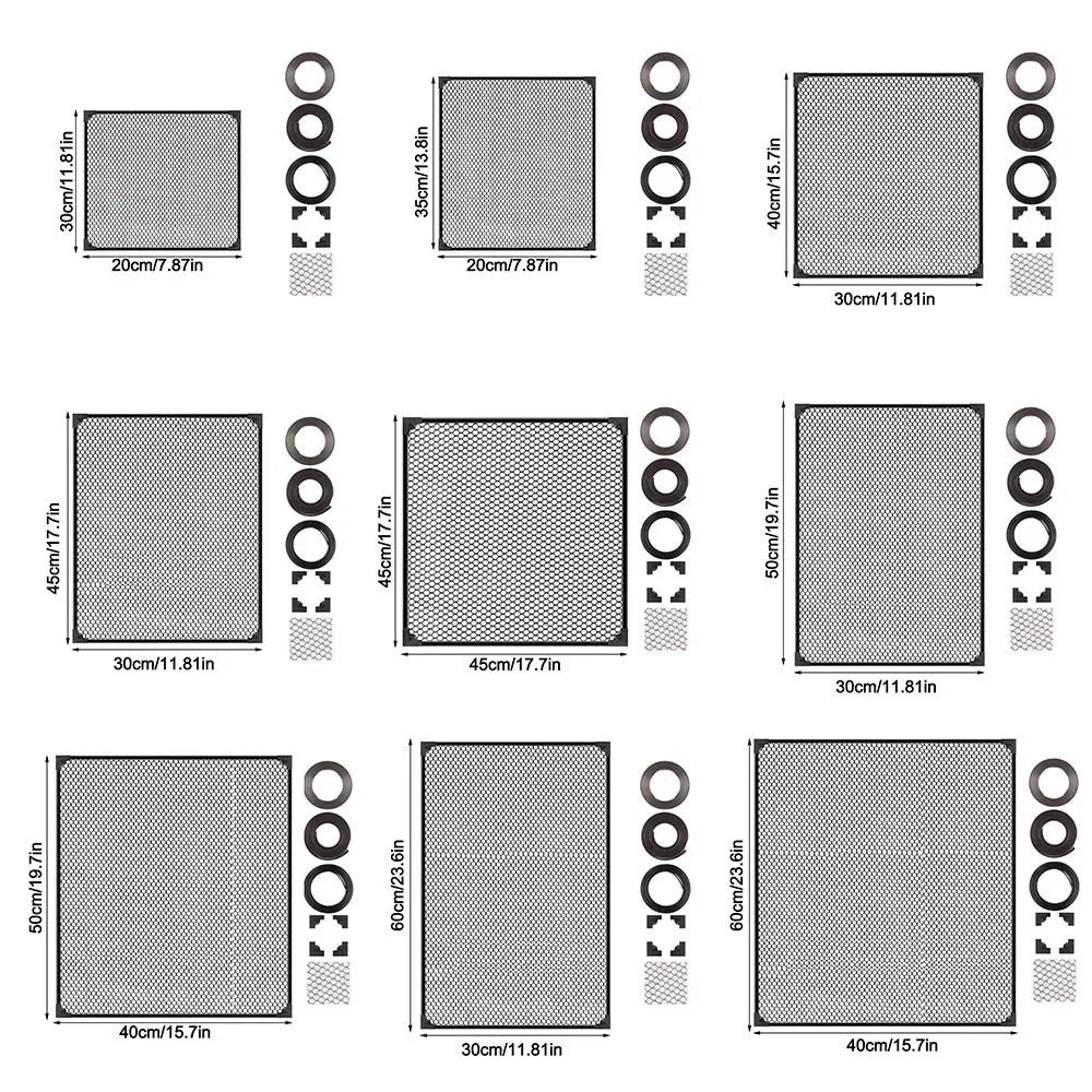 Magnetic Mesh Aquarium Lid Cover – Anti-Jump Fish Tank Net Aquarium Lid Cover Axl