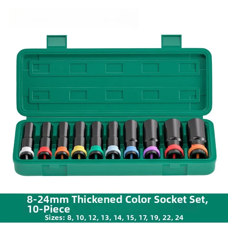 1/2" Drive Metric Hex Bit Socket Set 8mm–32mm | 10–20 Pc Hex Bit Socket Set Axl 8-24 China Mainland