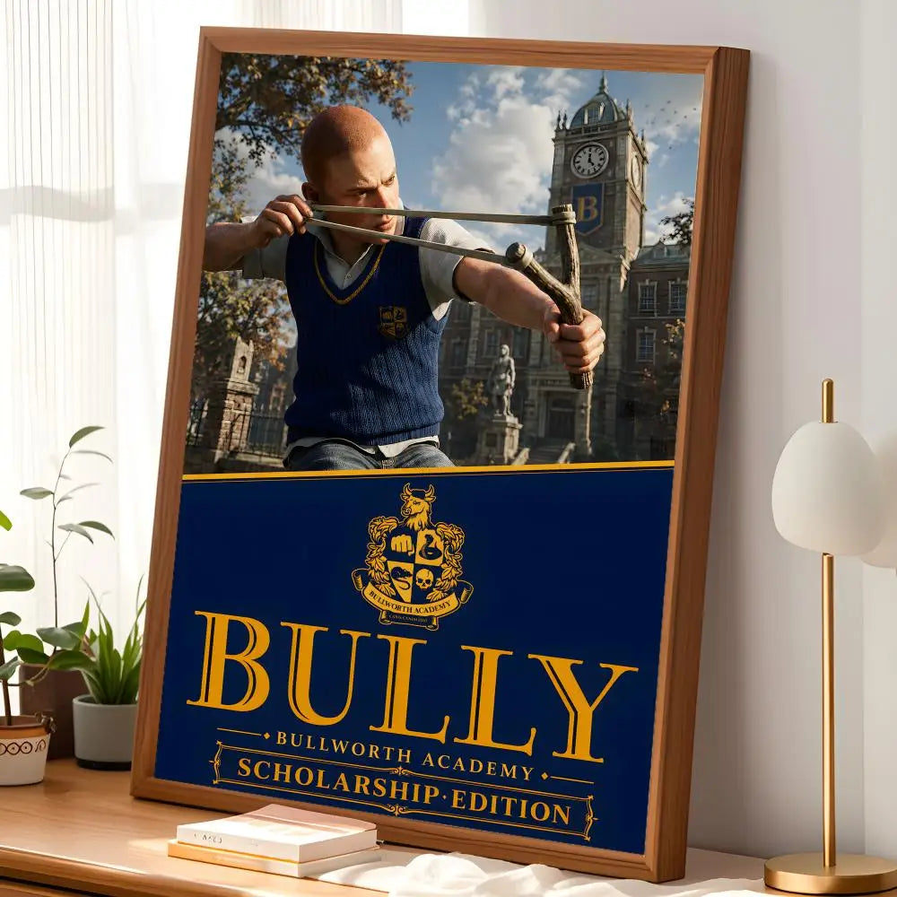 Bully Game HD PVC Self-Stick Wall Art Poster – Waterproof Decor Wall Art Poster Axl