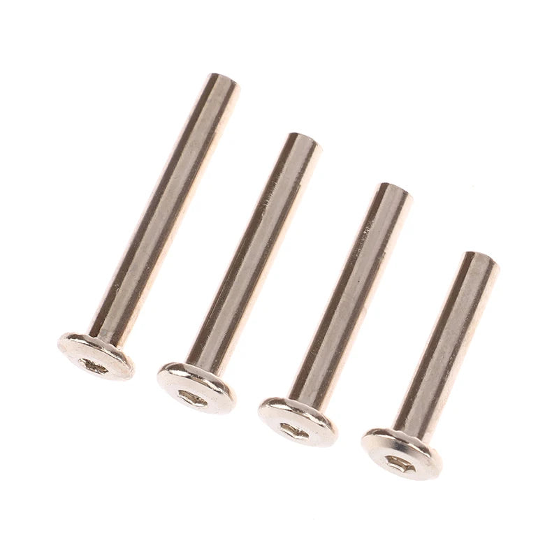 Stainless Steel Luggage Wheel Bolts & Rivets – 4-Set 6×30–45mm Luggage Wheel Fasteners Axl