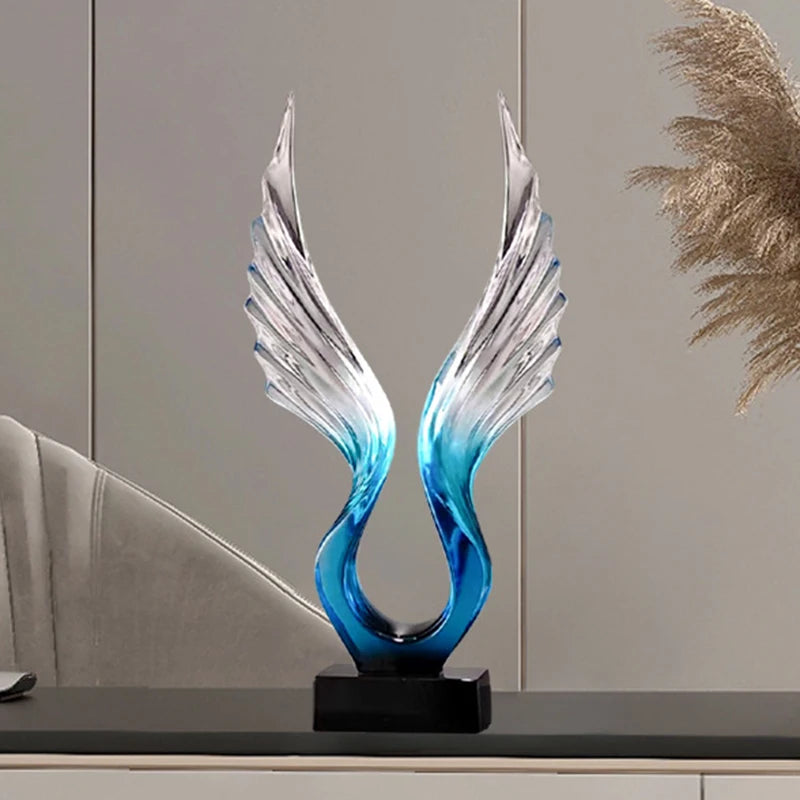 Nordic Minimalist Resin Figurines – Modern Home Décor Sculpture Decorative Figurine Axl
