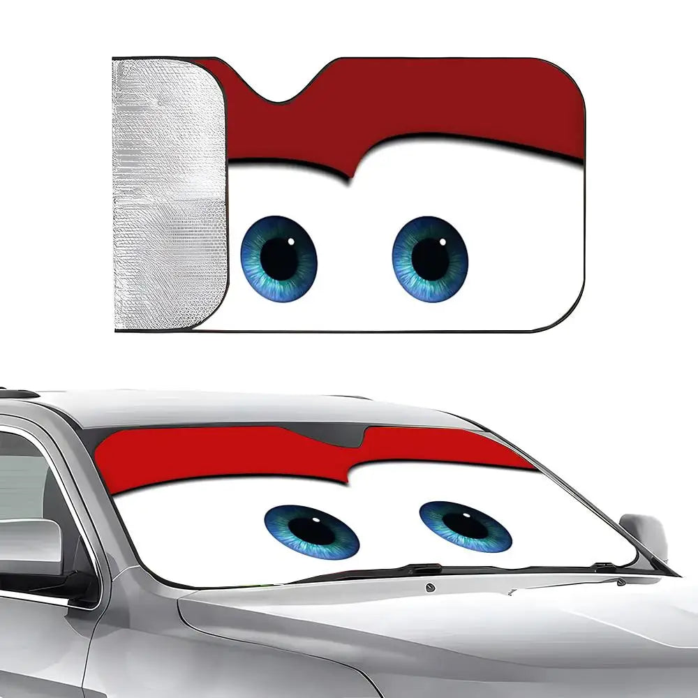 Cartoon Foldable Car Windshield Sunshade – UV Sun Block Cover Car Windshield Sunshade Axl