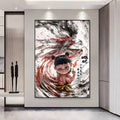 Nezha Anime HD Wall Poster – Self-Adhesive Waterproof PVC Anime Wall Poster Axl z1 15X20cmNoframe