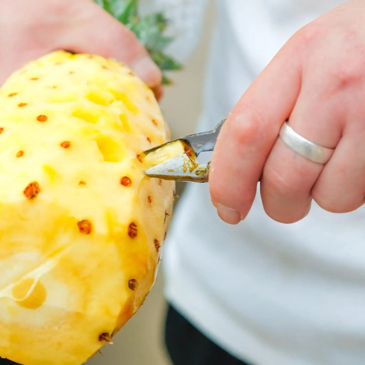 Stainless Steel Pineapple Eye & Stem Remover Kitchen Tweezer Fruit & Vegetable Tool Axl