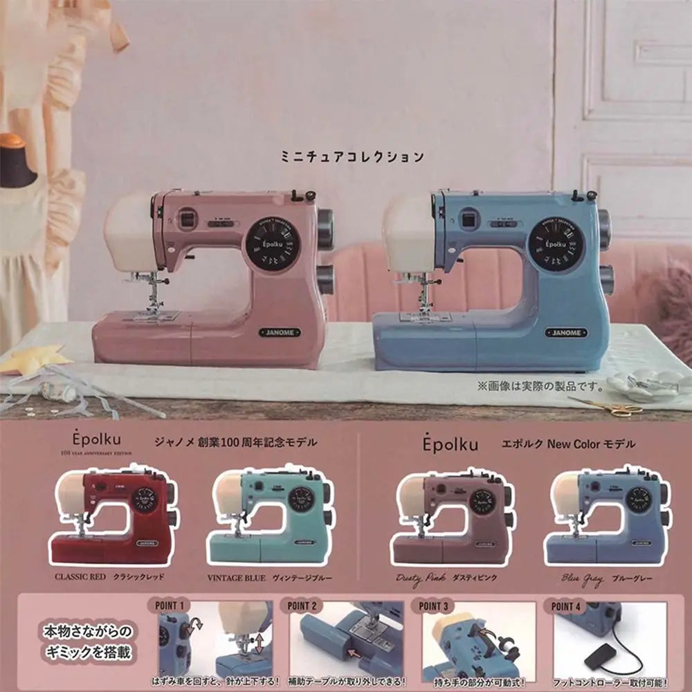 Mini Portable Toy Sewing Machine – Pink, Blue & Red | Ages 14+ Toy Sewing Machine Axl