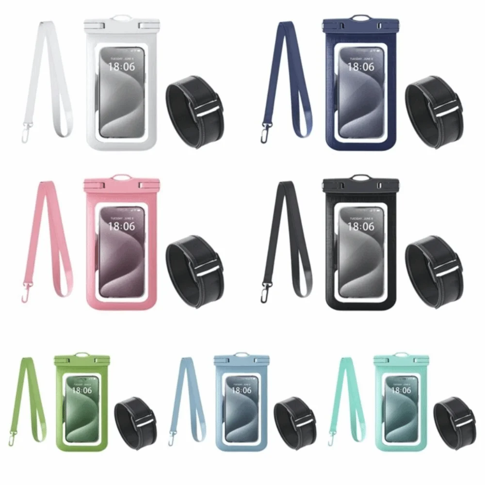 Waterproof Phone Pouch Armband & Neck Strap Dry Bag Waterproof Phone Pouch Axl