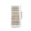 Nail Transfer Foil Storage Box – 10-Slot Organizer Case Nail Art Organizer Axl White