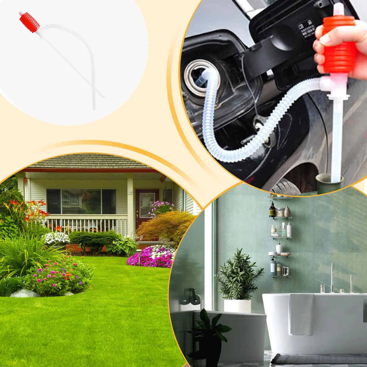 Manual Siphon Pump – Hand Pump for Fuel, Oil & Diesel Manual Siphon Pump Axl