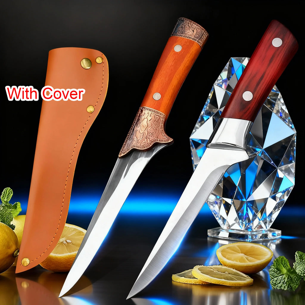 Stainless Steel Boning Knife – BBQ & Kitchen Meat Knife Boning Knife Axl