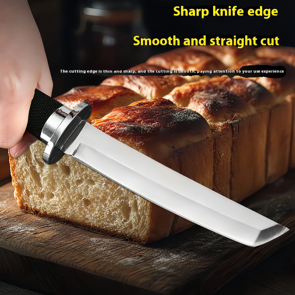 Samurai-Style Stainless Steel Kitchen Knife – Multipurpose Cleaver Kitchen Knife Axl