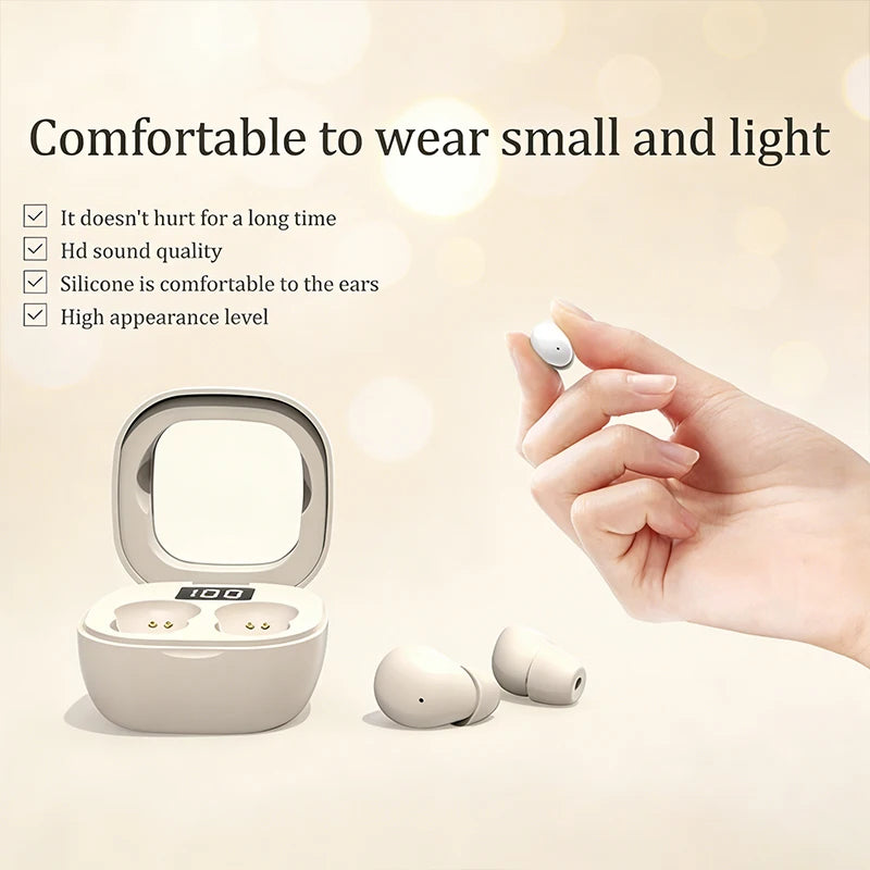SK19 Mini True Wireless Sleep Earbuds – Hi-Fi Bluetooth TWS Wireless Earbuds Axl