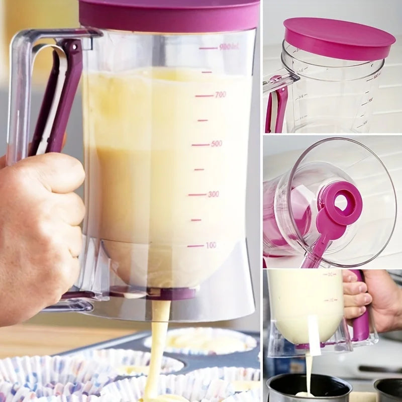 Cake Batter Dispenser 900ml – Cupcake & Muffin Baking Tool Batter Dispenser Axl