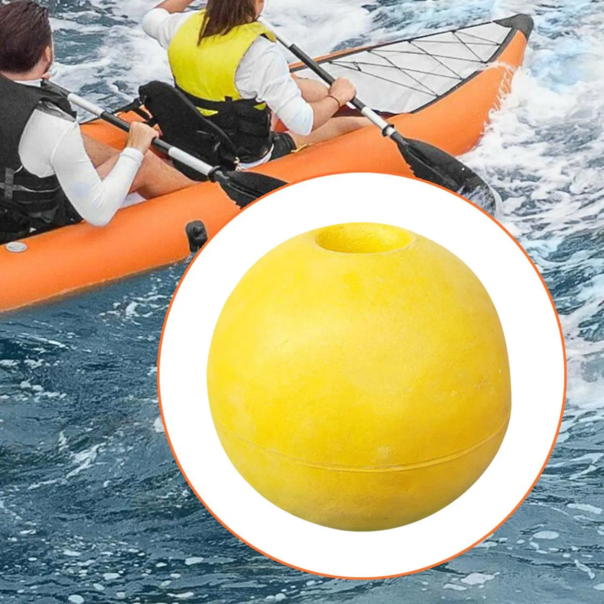 PVC Foam Buoy Float – Kayak, Fishing Net & Pool Marker Marine Buoy Float Axl