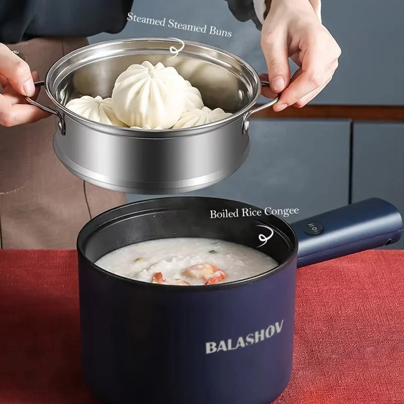 BALASHOV Mini Electric Multi-Cooker – Non-Stick Hot Pot & Rice Pot Mini Electric Cooker Axl