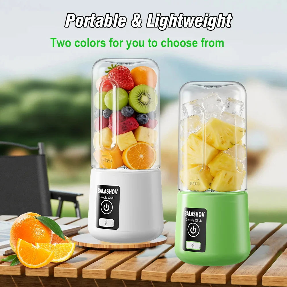 BALASHOV Rechargeable Portable Blender Juicer Cup 600ml Portable Blender Juicer Axl