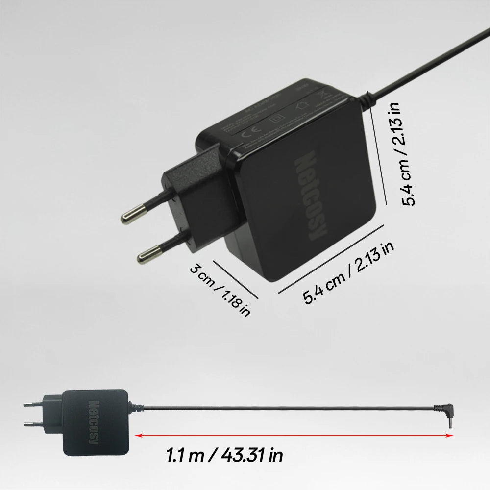 12V 2A 24W Laptop Charger AC Adapter – 3.5×1.35mm Connector Laptop Power Adapter Axl
