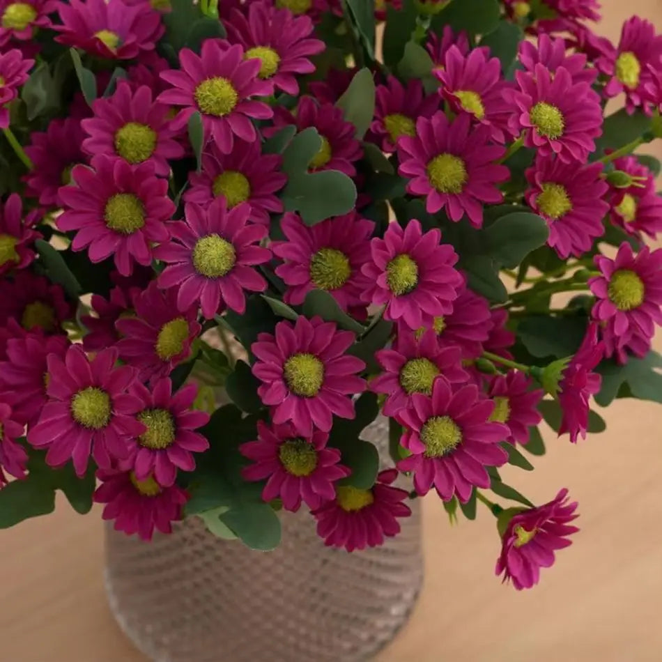 Autumn Silk Daisy Artificial Flowers – Wedding & Home Decor Artificial Flower Bouquet Axl