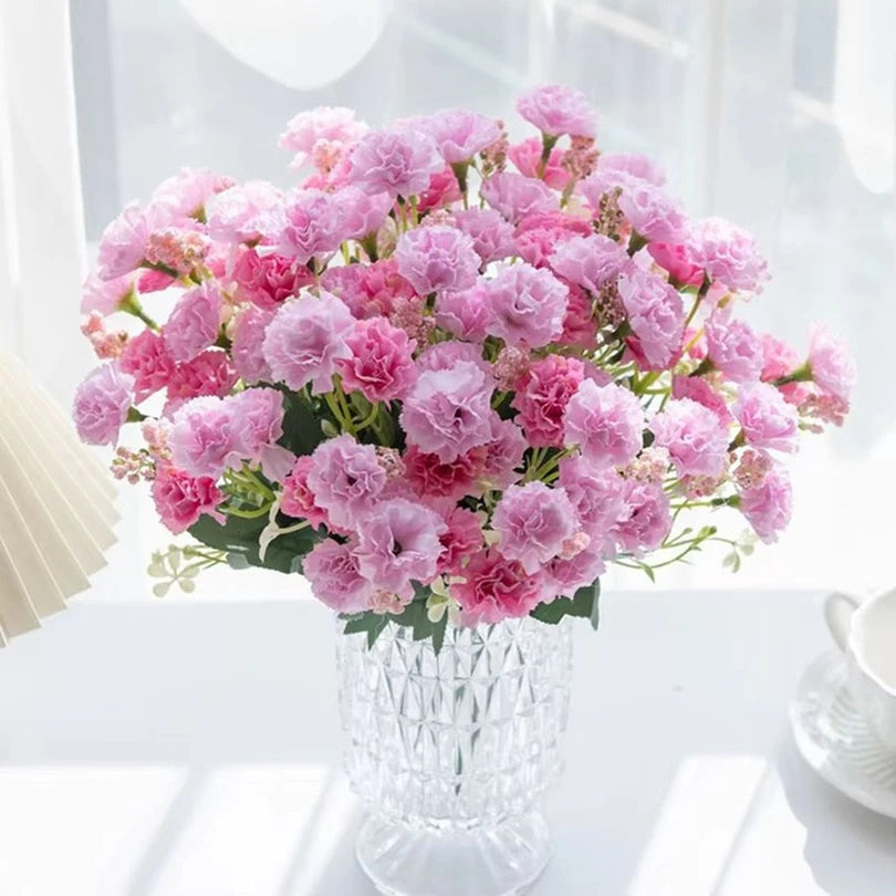 Silk Carnation Artificial Flowers – Wedding, Home & Wreath Décor Artificial Silk Flowers Axl