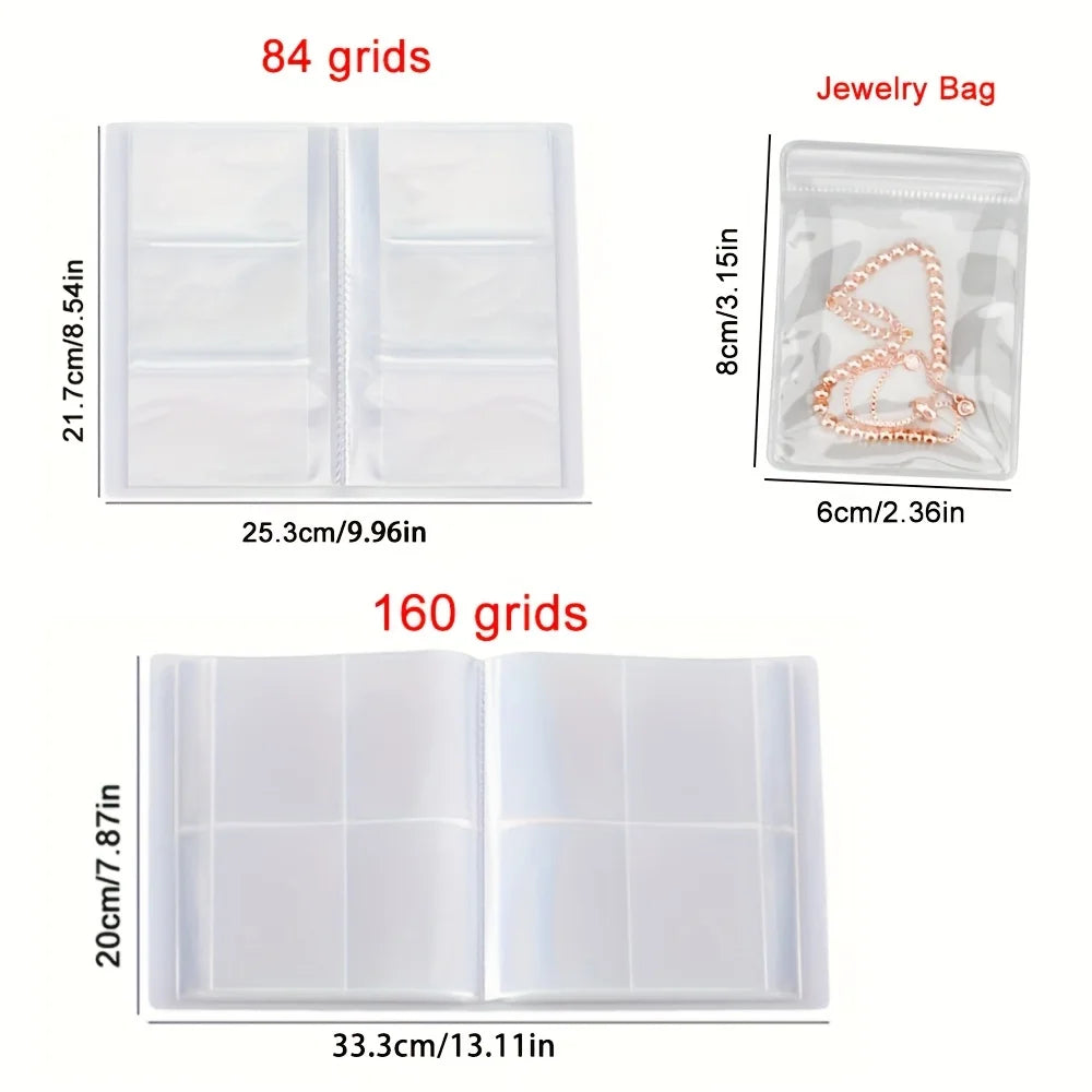 Portable Jewelry Organizer Album – Anti-Oxidation Zipper Bag Jewelry Organizer Axl