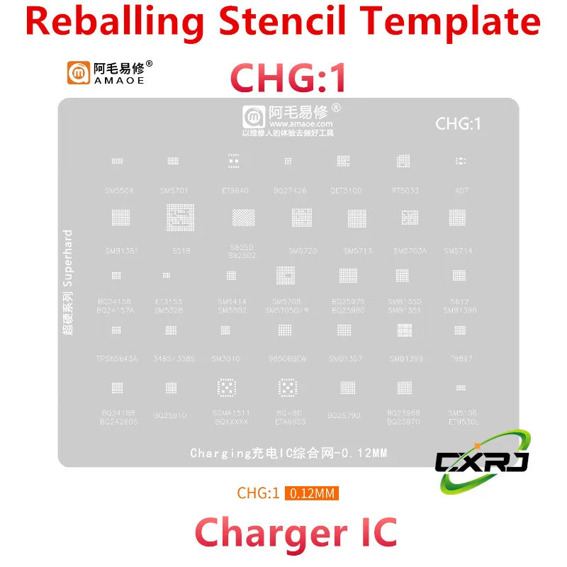 AMAOE Charger IC Reballing Stencil Station – SM55xx S-Series Reballing Stencil Station Axl China Mainland