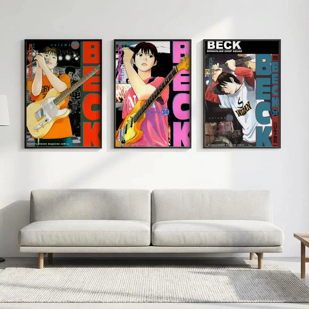 Beck Singer HD Poster – Waterproof Adhesive Wall Art Decor Wall Art Poster Axl