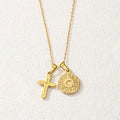 Huitan Double Pendant Necklace – Hip Hop Party Jewelry Women Pendant Necklace Axl XL1572 45cm