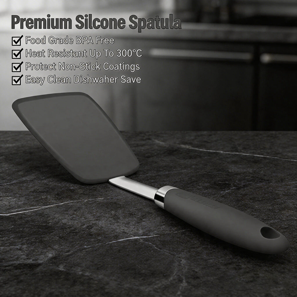 Non-Stick Silicone Spatula – Heat-Resistant BPA-Free Kitchen Tool Silicone Spatula Axl