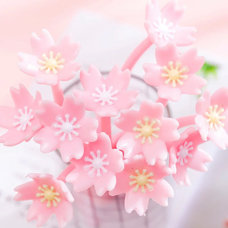 Kawaii Sakura Gel Pen – Cute Pink Silicone Writing Pen Gel Pen Axl