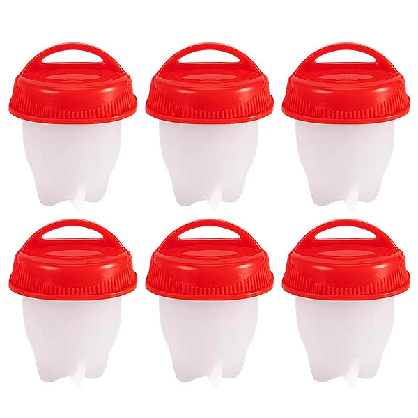 BPA-Free Silicone Egg Poacher Cups | Non-Stick Egg Boiler Set Egg Poacher Set Axl 6pcs