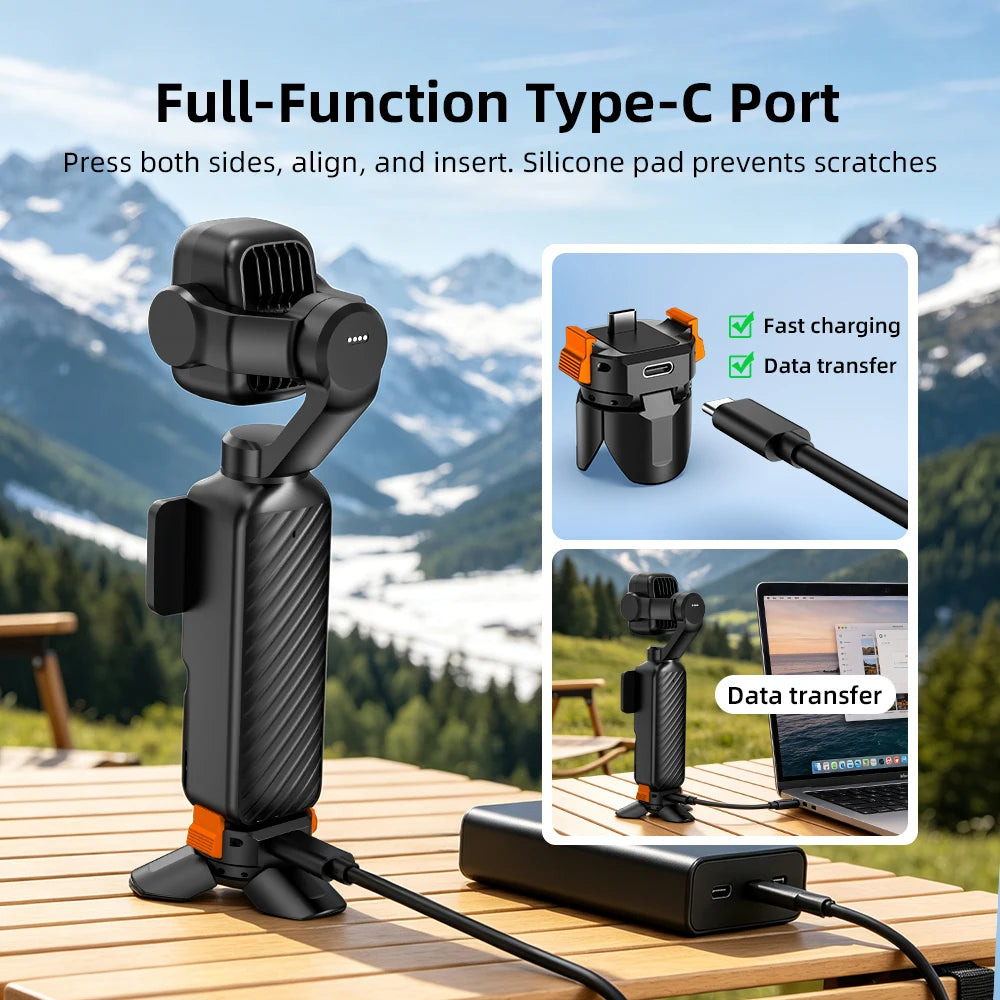 DJI Pocket 3/4/4 Pro Foldable Magnetic Charging Desktop Stand Camera Desktop Stand Axl
