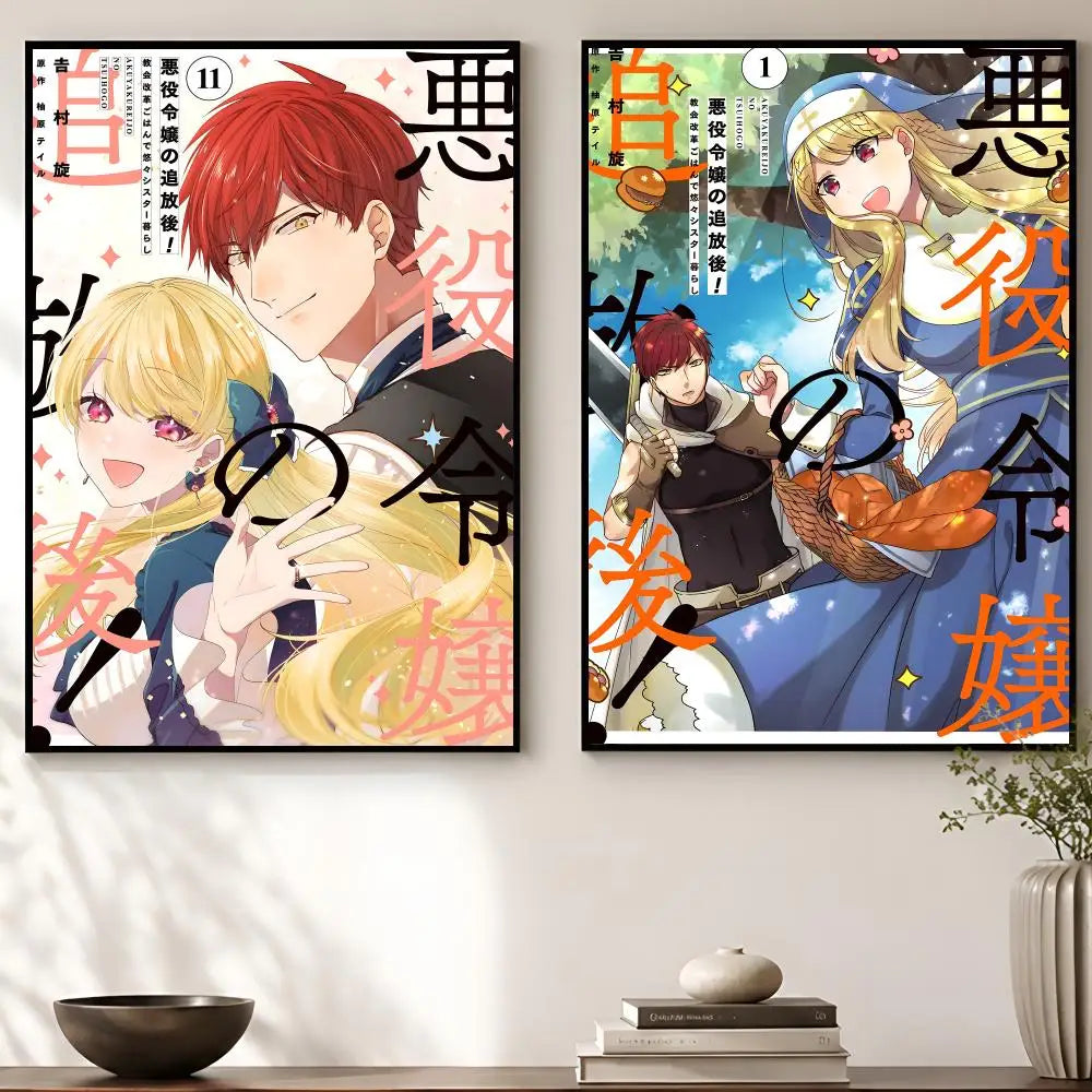Reijou no Tsuihougo Anime Poster – Waterproof Self-Adhesive Art Anime Wall Poster Axl
