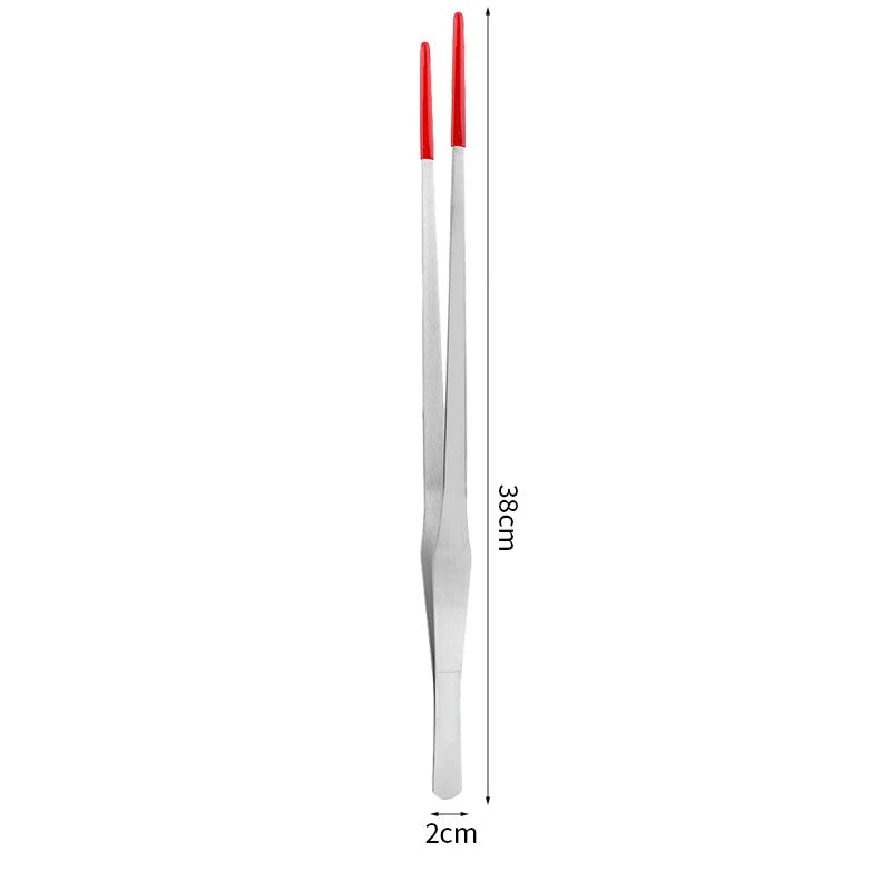 Reptile Feeding Tongs with Rubber Tips – Straight & Curved Tweezers Reptile Feeding Tongs Axl A4