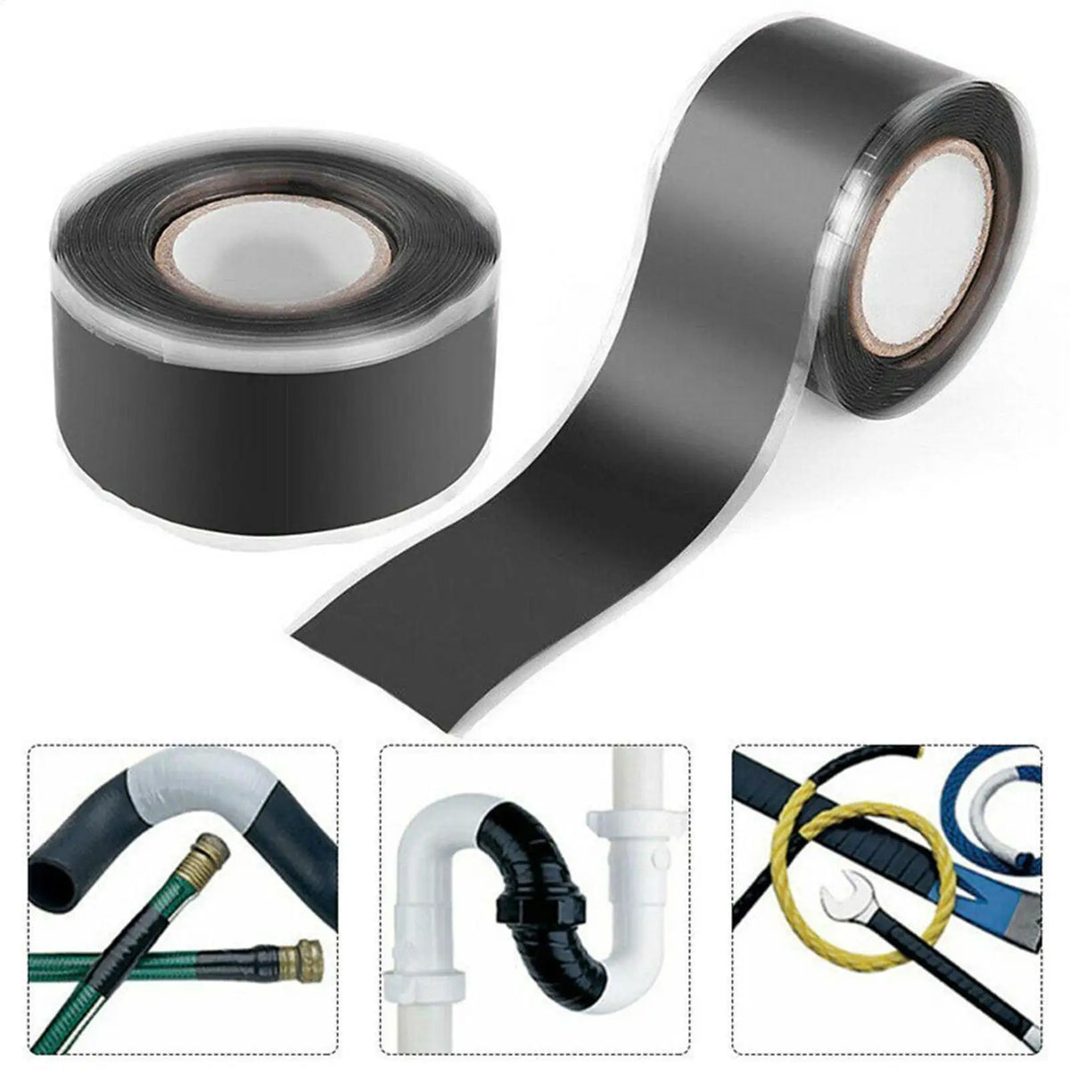 Silicone Self-Fusing Pipe Repair Tape – Waterproof & Insulating Silicone Repair Tape Axl