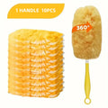 360° Electrostatic Microfiber Duster – Dust & Cobweb Cleaner Microfiber Duster Axl 1 handle10PCS