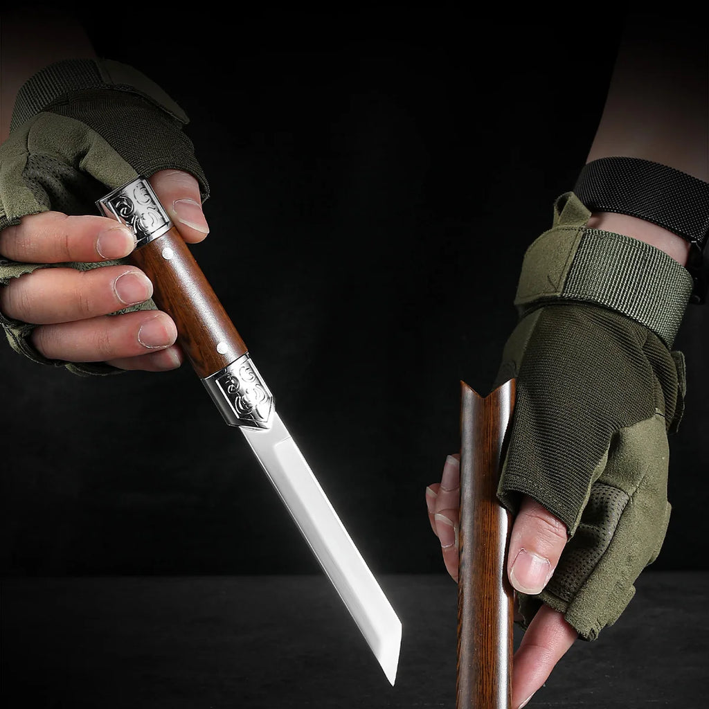SHENJIU Fixed Blade Fruit & Kitchen Knife – Stainless Steel Fixed Blade Knife Axl