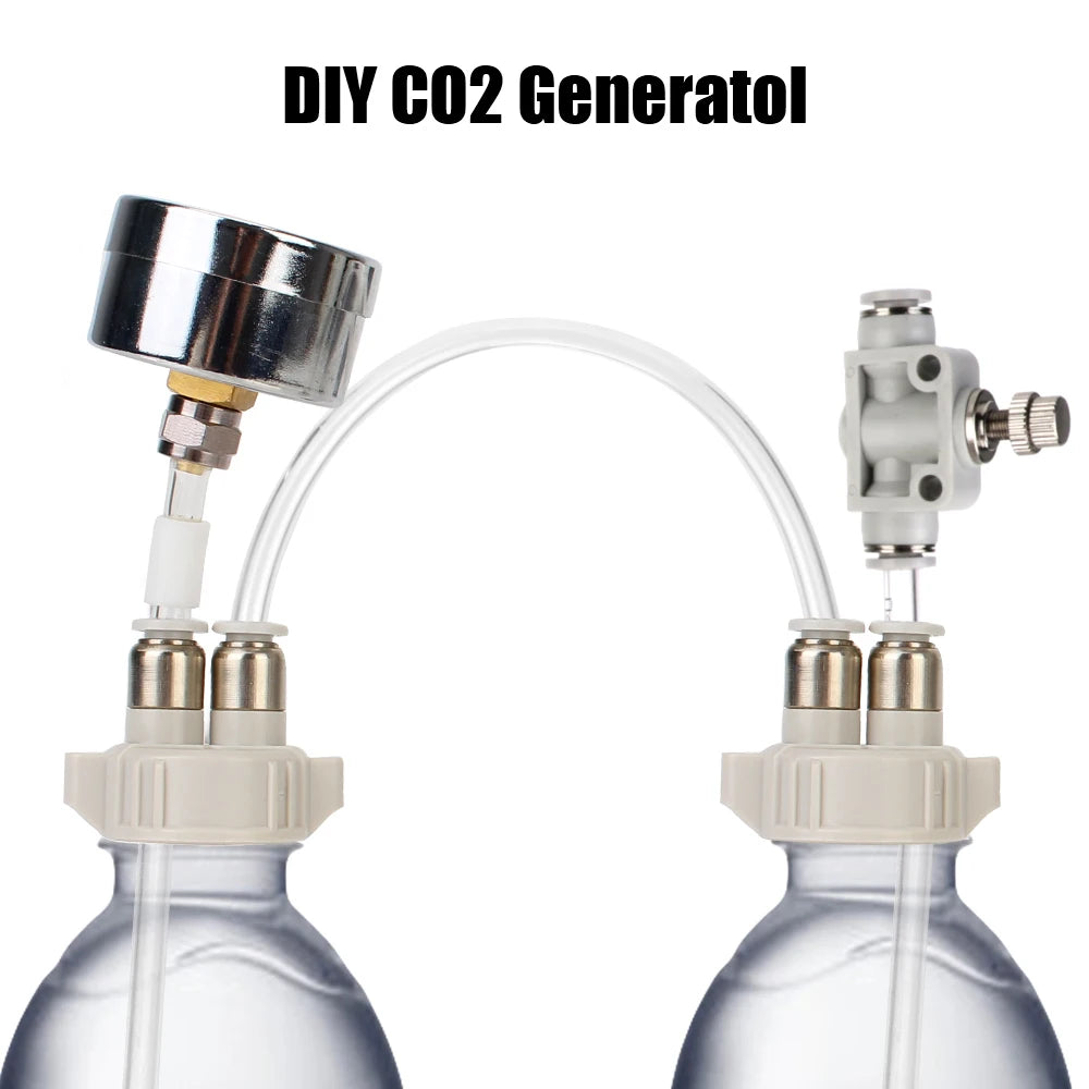 DIY CO2 Generator Kit for Aquarium – Planted Tank CO2 Diffuser Aquarium CO2 Kit Axl