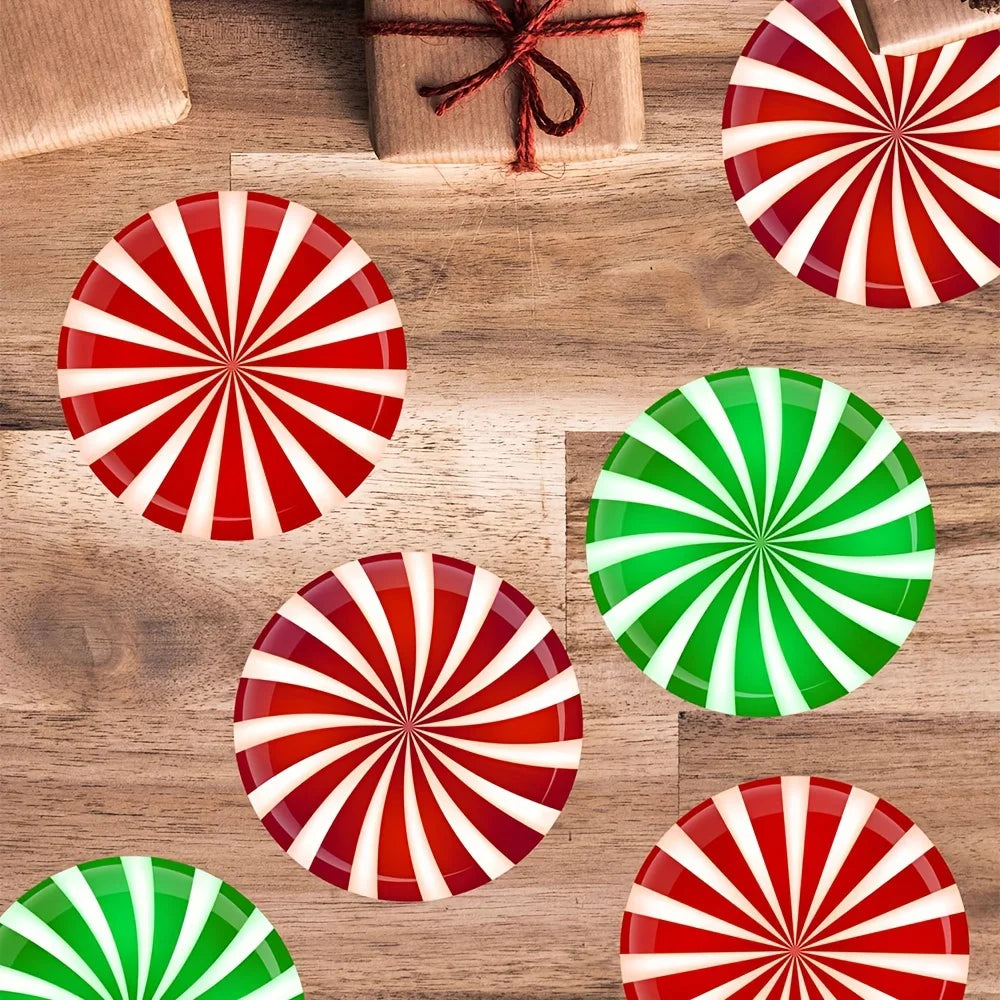 Christmas Candy Floor & Wall Stickers – Removable Holiday Decals Wall & Floor Stickers Axl