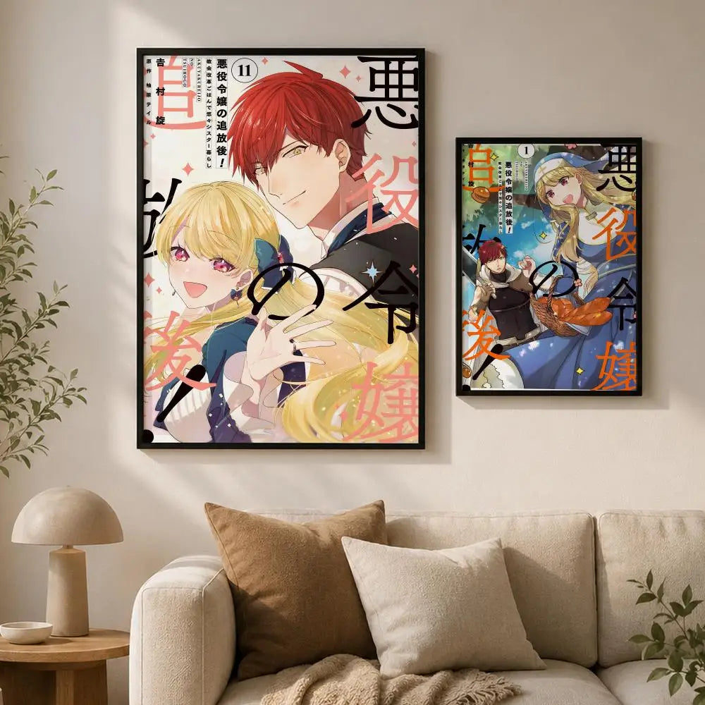 Reijou no Tsuihougo Anime Poster – Waterproof Self-Adhesive Art Anime Wall Poster Axl