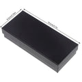 Black Rectangle Watch Box – Travel Gift Case with Sponge Insert Watch Gift Box Axl Black