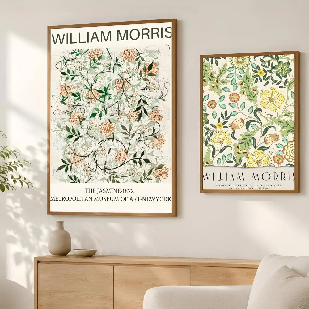 William Morris Self-Stick HD PVC Wall Art Poster | Waterproof Wall Art Poster Axl