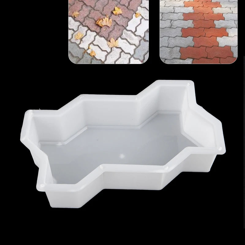 DIY Concrete Path Maker Mold – Garden Stepping Stone Brick Garden Path Mold Axl