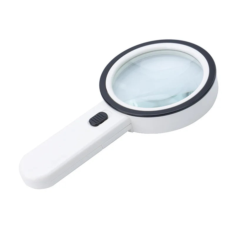 125mm LED Illuminated Magnifying Glass – 12 LED Loupe Illuminated Magnifying Glass Axl 107mm