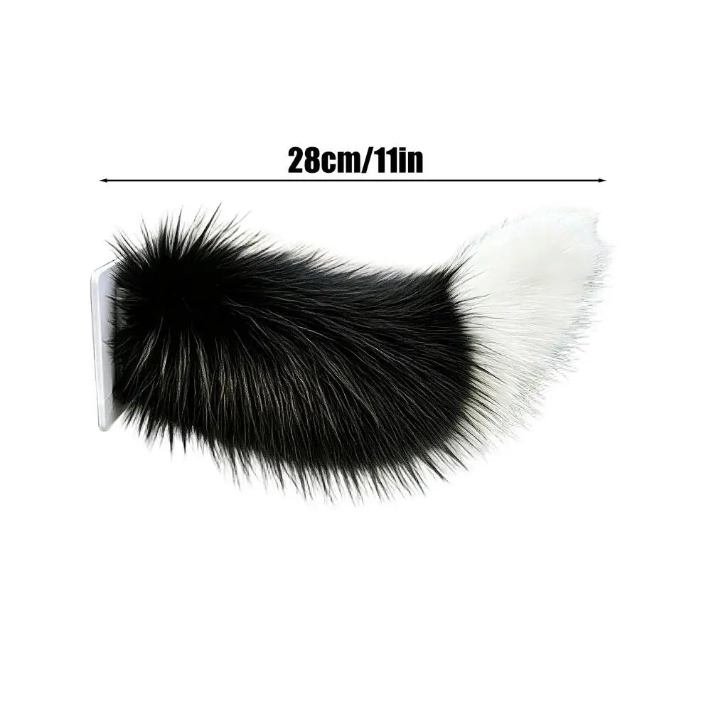 Remote Control Wagging Animal Tail – Car & Motorcycle Decor Vehicle Novelty Accessory Axl Black