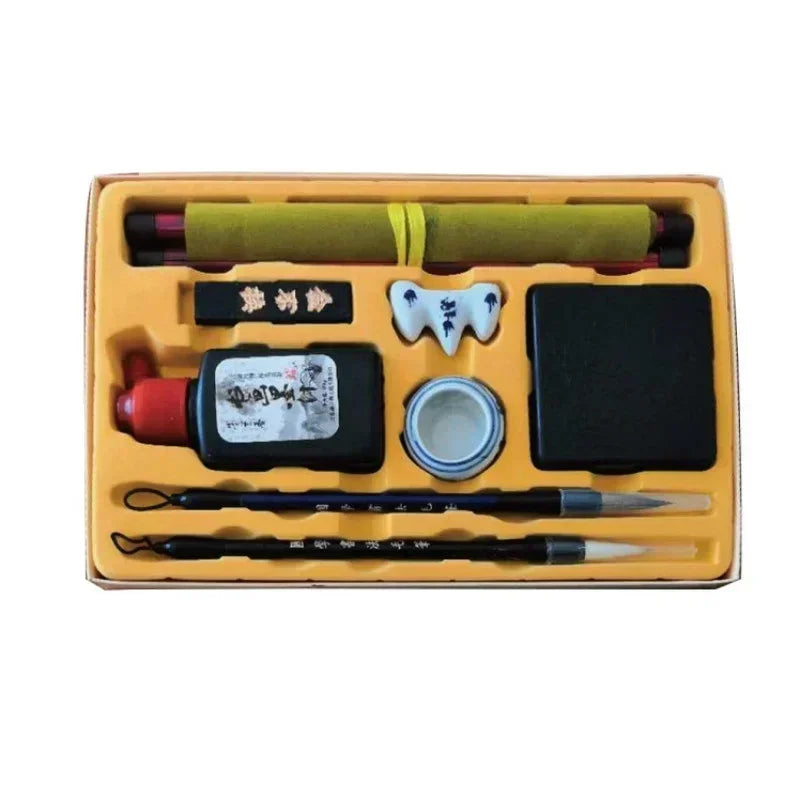 Chinese Calligraphy Four Treasures Set – Beginner Art Kit Calligraphy Art Kit Axl